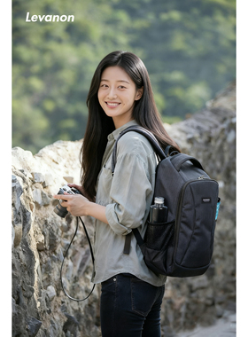 levanon轻便双肩相机背包男女户外摄影适用于单反微单佳能尼康索尼5D4D800Z9A9A7摄影包