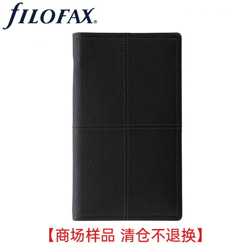 【商场样品 清仓不退换】Filofax旅行钱包真牛皮便携旅行收纳卡包