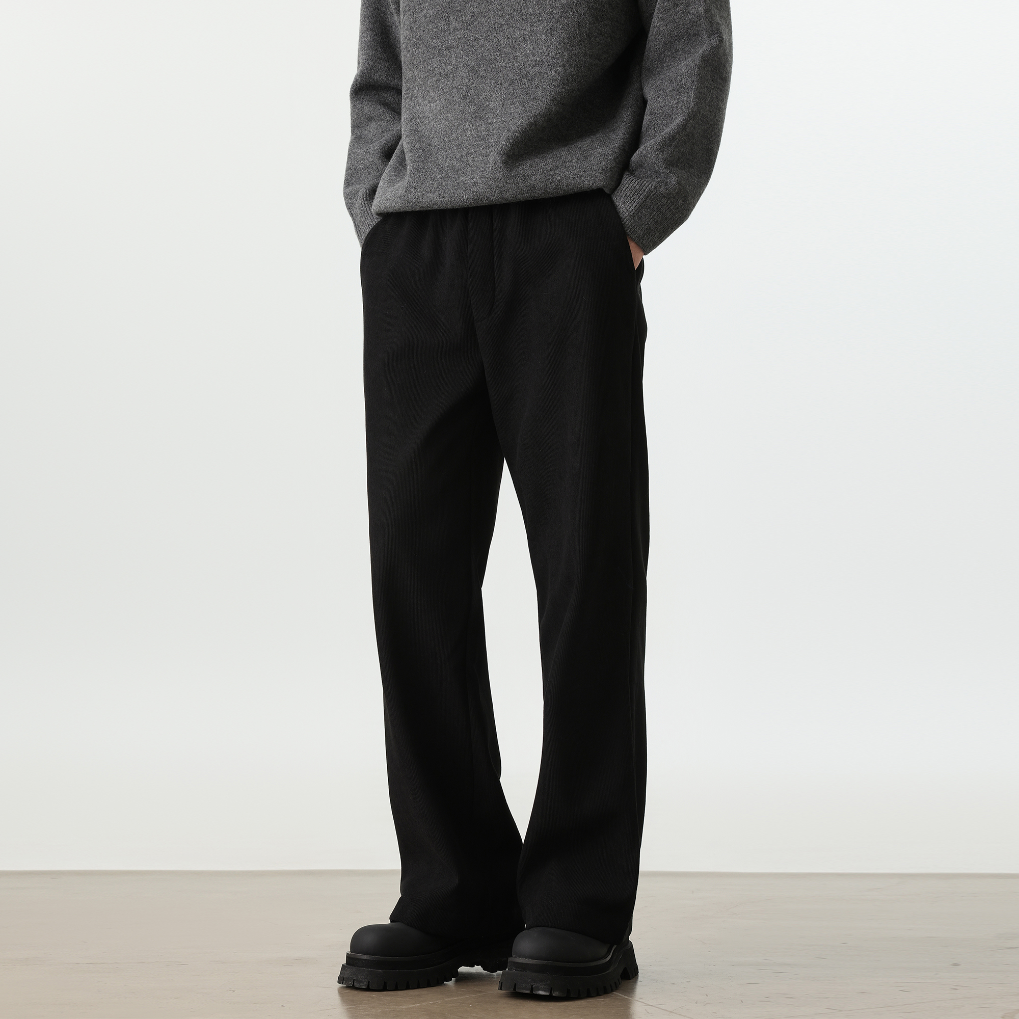 Soobaai奥粒绒锁温直筒裤