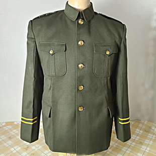 89式库存军绿套装秋冬加厚马裤呢老式中山服各种款式影视服装