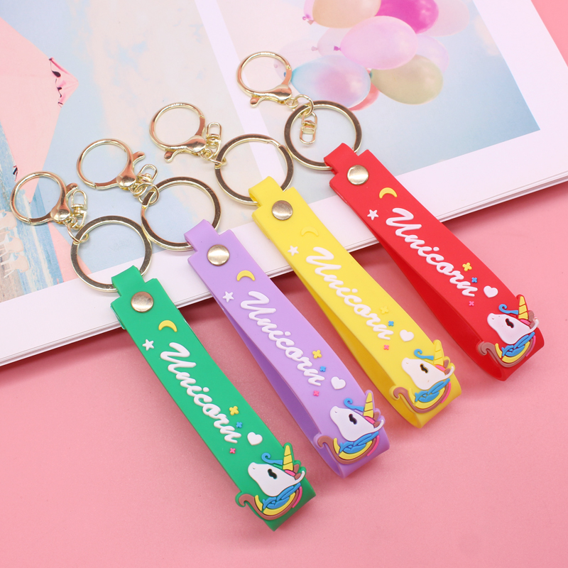 新马年独角兽彩虹马公仔钥匙扣