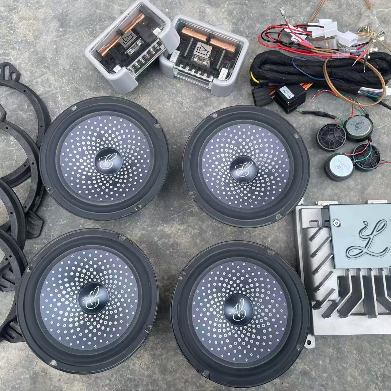 柏梅之声6.5寸中低音炮车载喇叭