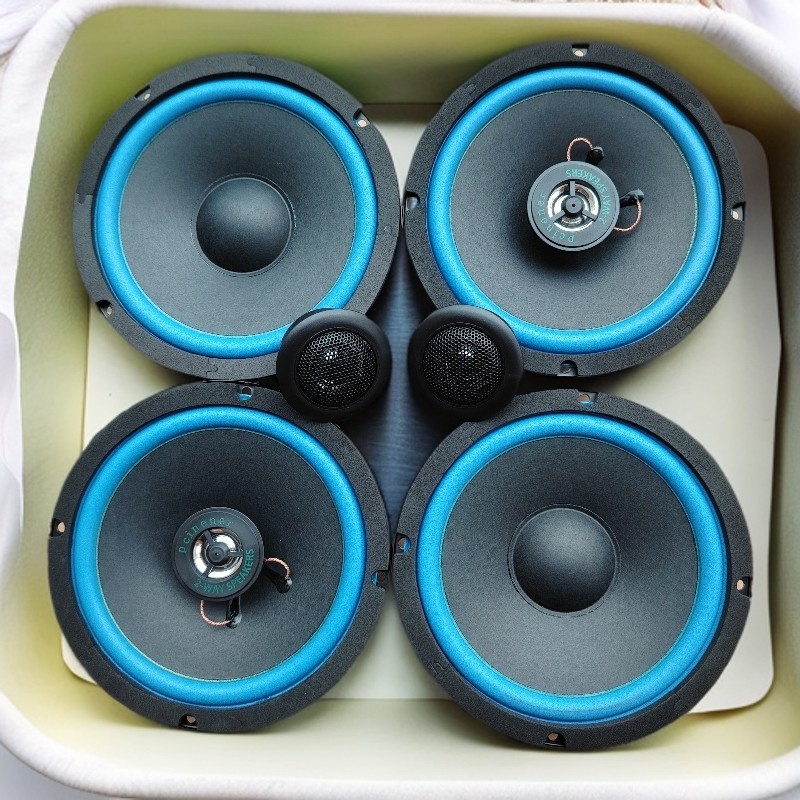 6.5寸中低音炮高音同轴喇叭车载汽车音响改装家用DIY音箱