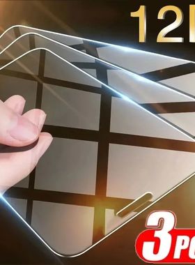 3PCS Tempered Glass Case For iPhone 15 14 13 11 Pro Max Mini Screen Protector Full Cover Glass Film