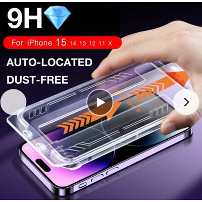 FOR iPhone 15 14 13 12 11 XR XS Pro Max PLUS Screen Protector 16E 12 Mini  17promax  Tempered Glass