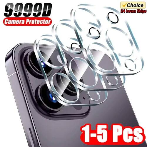 Full Cover Protective Glass 1-5Pcs For iPhone 15 11 12 13 Pr