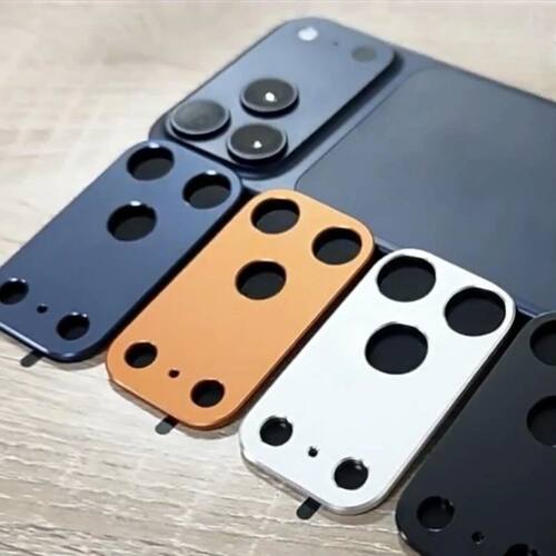 Aluminum Metal Rear Camera Lens Protectors for iPhone 17 Pro