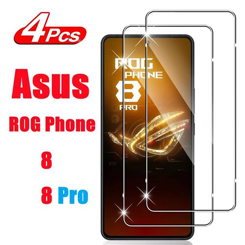 2/4Pcs Tempered Glass For ASUS ROG Phone 8 8Pro Screen Prote