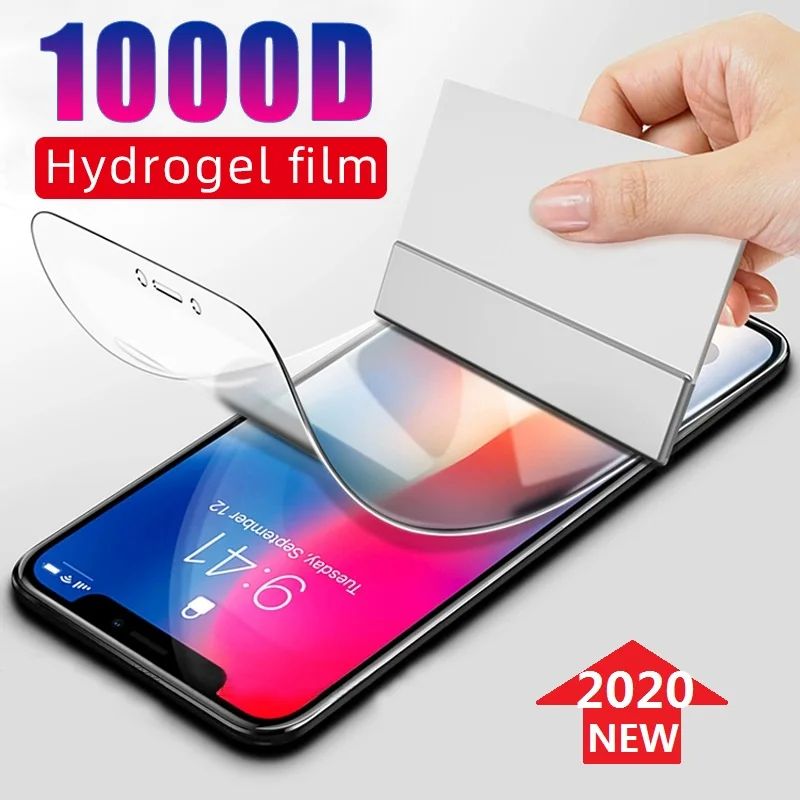 Protective Hydrogel Film for iPhone 11 12 Pro XS Max X XR Sc