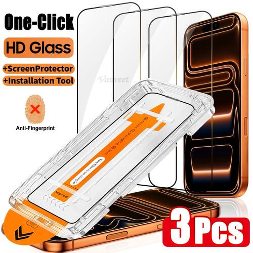 3PCS Oleophobic Coating HD & Privacy Screen Protector For iP