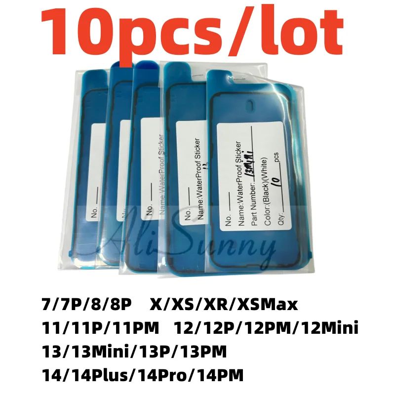 AliSunny 10pcs Waterproof Sticker for iPhone 11 12 13 7 6S P