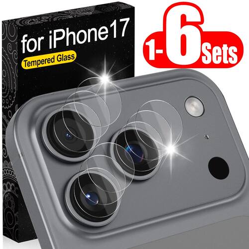 Camera Protectors Tempered Glass Lens Films for iPhone 17
