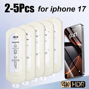 2-5pcs For iPhone  Screen Protector 17air 17PRO 17 1 Full coverage Easy installation Tempered Glass