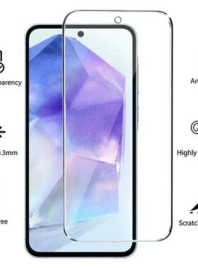 3Pcs Screen Protector For Samsung A55 A40 A50 A53 A52 A41 A70 A60 A71 A21S   Tempered Glass