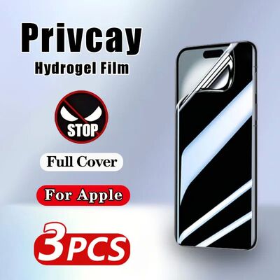 3Pcs High-Definition Privacy Water Gel Screen Protector Suit