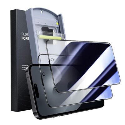 for iPhone ,Clear/Privacy Screen Protector Zero Bubble Auto