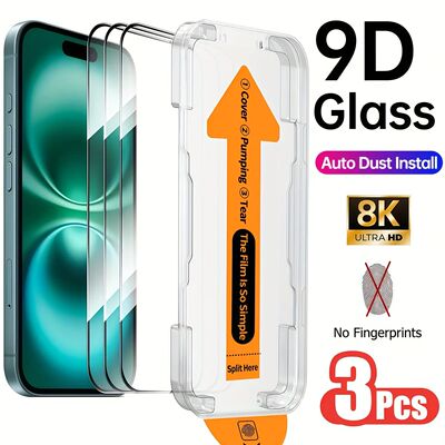 3PCS 8K HD Screen Protector For Apple iPhone 18 17 Air 16e 1