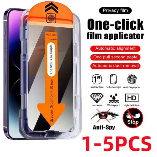 1-5PCS For iPhone17ProMax Privacy Screen Protector iPhone 16