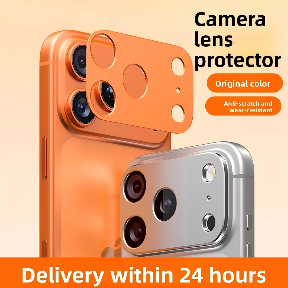 Glass Camera Lens Back Protector for iPhone 17 Pro Max / 17 Pro Scratch Resistant Glass Rear Camera