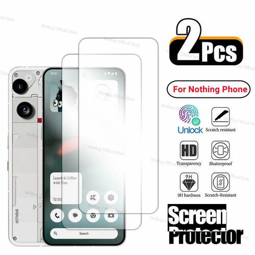 2PCS Tempered Glass For Nothing Phone 3 Screen Protector Not