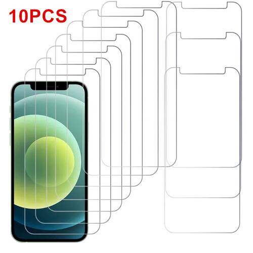 10PCS Tempered Glass Screen Protector for IPhone 14 13 11 15