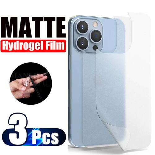 3Pcs Back Soft Frosted Matte Hydrogel Film For iPhone Air 17