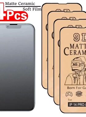 5PCS Soft Matte Ceramic Film For iPhone 13 16 Pro 11 15 12 14 Pro Max Screen Protector For iPhone