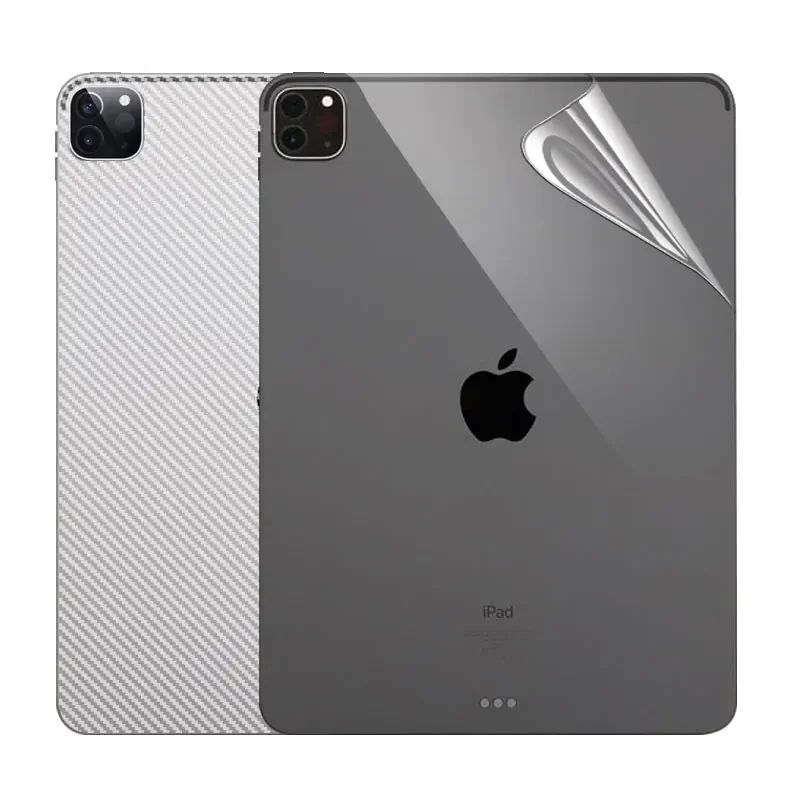 2Pcs 3D Back Carbon Fiber Protective Film For Apple iPad 10.