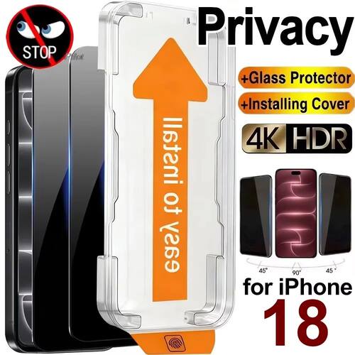 1-5PCS Privacy Screen Protector For iPhone 18 Pro Max 17 Pro