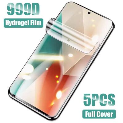 5PCS Hydrogel Film For Xiaomi Redmi Note 13 14 15 Pro Plus 5