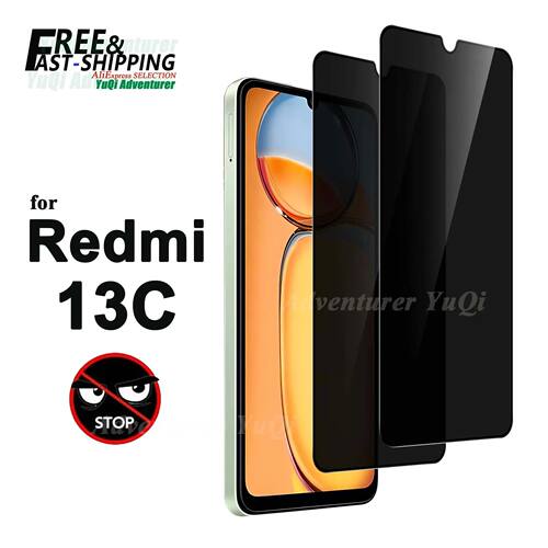 Anti Spy Screen Protector For Xiaomi Redmi 13C Privacy Tempe