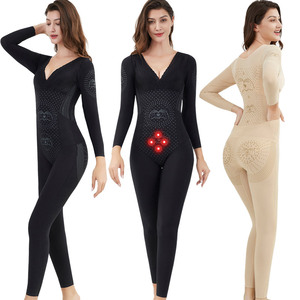 秋冬长袖长裤收腹塑身衣产后收肚子束腰提臀连体保暖塑形美体紧身