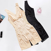 塑身衣美体塑形收腹束腰提臀产后无痕收肚子连体衣裤 托胸束身薄款