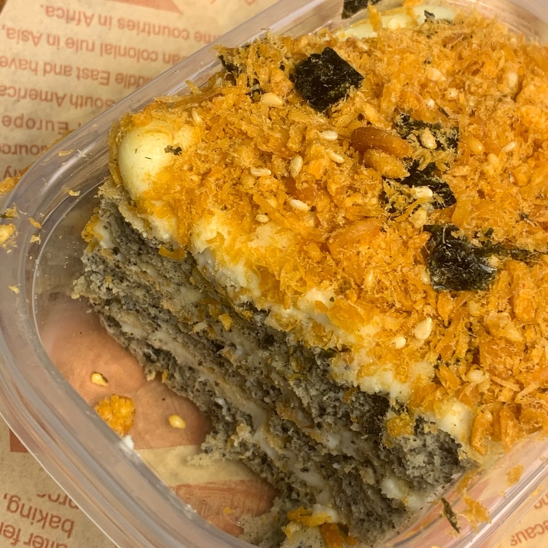 四季健康 黑芝麻奶酱魔芋盒子蛋糕酱多多无面粉蛋白健身代餐糕点