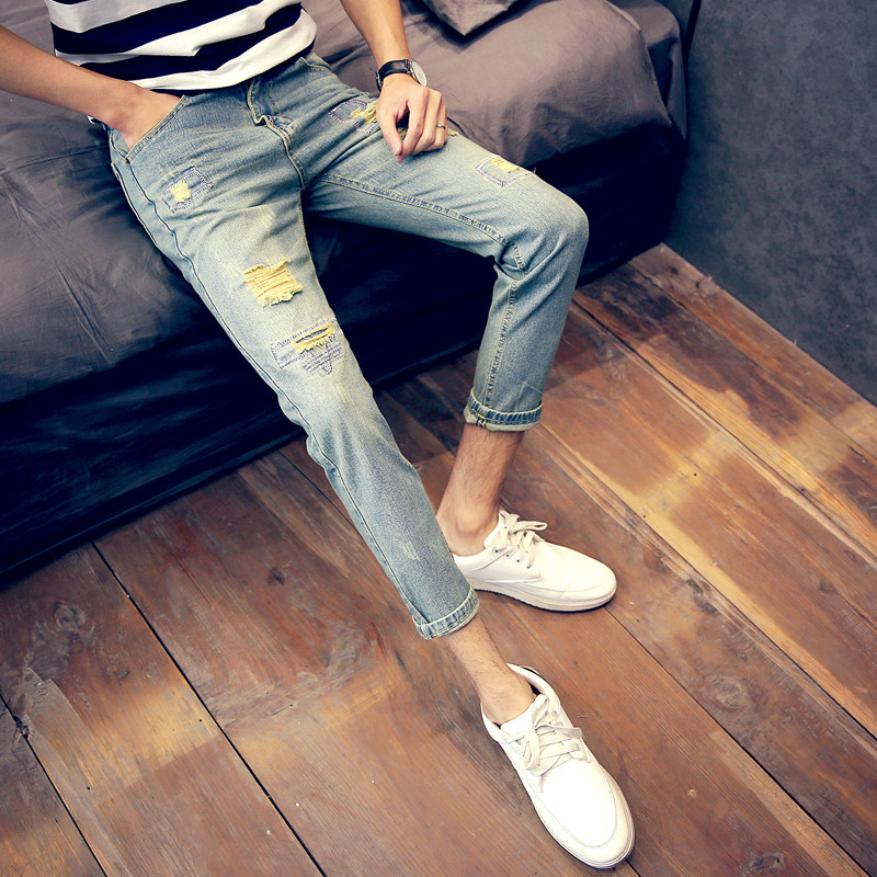 Jeans pour jeunesse pieds Slim pour Quatre saisons - Ref 1465749 Image 1