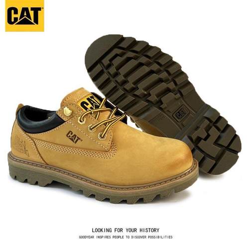 大黄靴男鞋CAT卡特皮鞋卡特工装