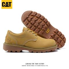 经典马丁靴男鞋CAT卡特真牛皮工装鞋踢不烂低帮鞋大黄靴徒步1904