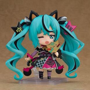初音未来Q版粘土人1777招财初音2759未来miku可动手办模型摆件