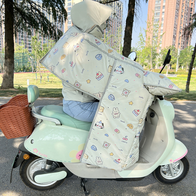 电动车挡风被水貂绒巨厚冬季加厚