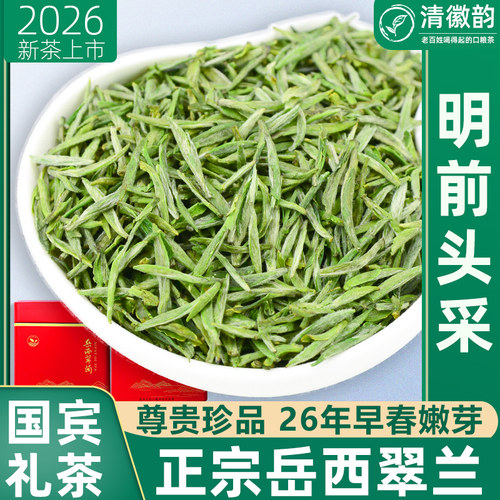 2026新茶国宾礼茶岳西翠兰兰花香
