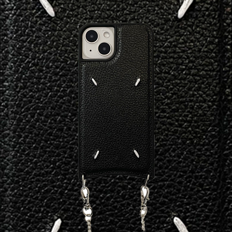 适用潮牌苹果14promax手机壳马吉拉iphone13promax防摔套鱼尾斜跨你13pro银色链背带12肩带刺绣保护套14p皮质,3C数码配件,手机保护套/壳,淘宝优惠券,粉丝福利购,淘宝优惠卷