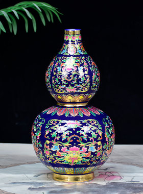金奕祥中式陶瓷花瓶景德镇摆件
