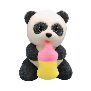 毛绒小熊猫玩偶公仔布娃娃玩具女孩节生日礼物精美礼盒包装可定制