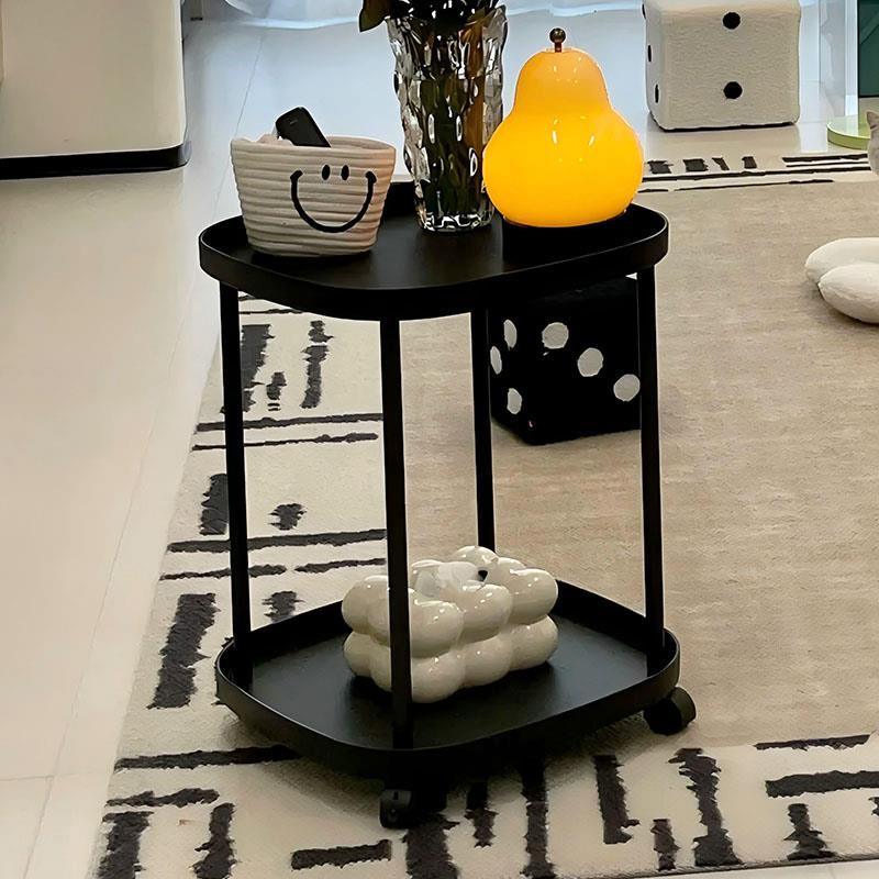 米悦沙发边几移动推车客厅茶几简约现代边桌创意置物架卧室床头小