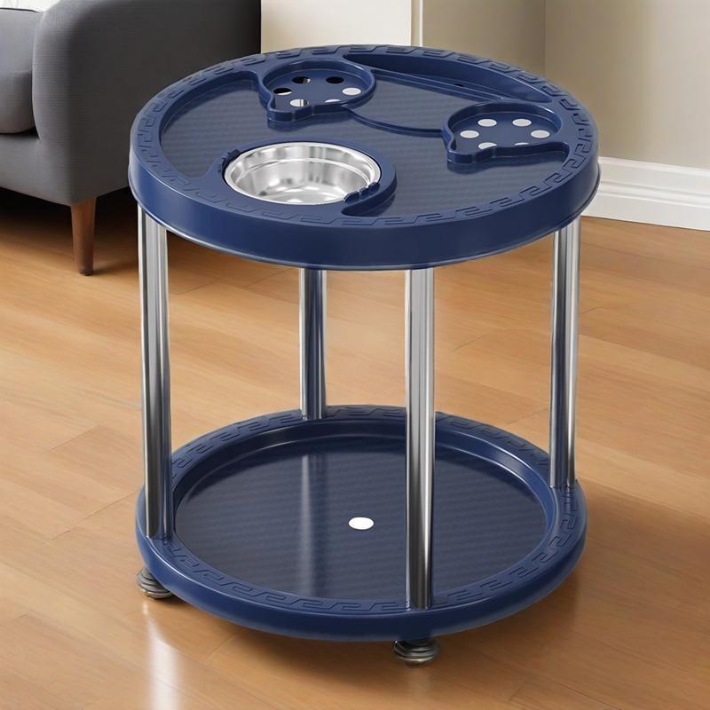 米悦边几麻将桌带轮小型茶几可移动置物架高档棋牌室打牌动专用茶