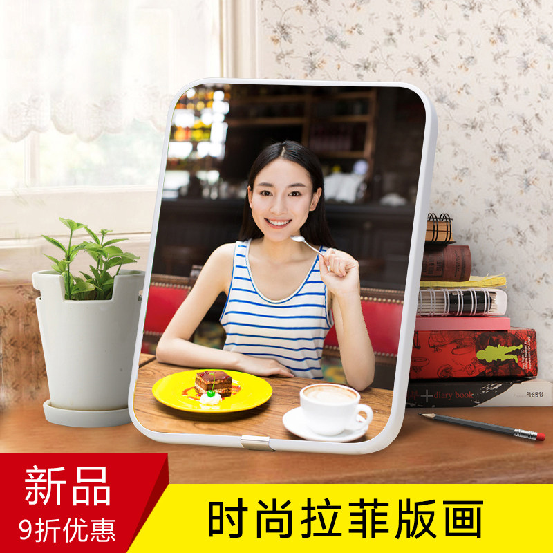 拉菲版画相框拉米娜水晶摆台照片制作婚纱照放大冲印相片定制挂墙