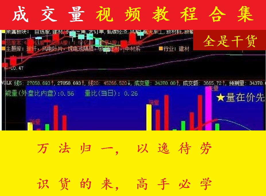量价关系炒股选股技巧 量波抓涨停牛股 股票成交量视频教程看盘