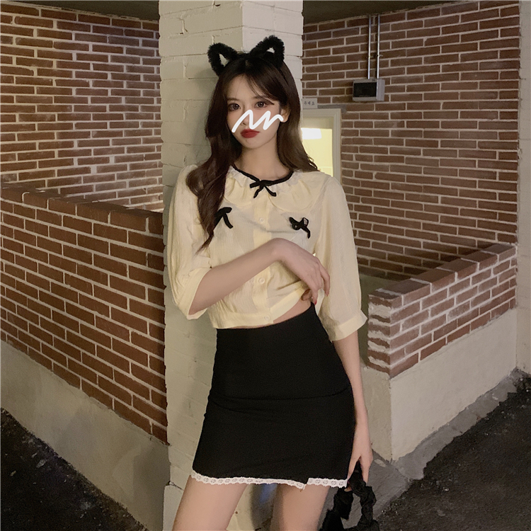 Patty short sleeve skirt with real price