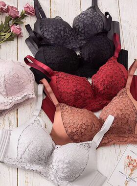 专柜正品6018新款无钢圈云柔棉加厚A杯调整聚拢内衣文胸