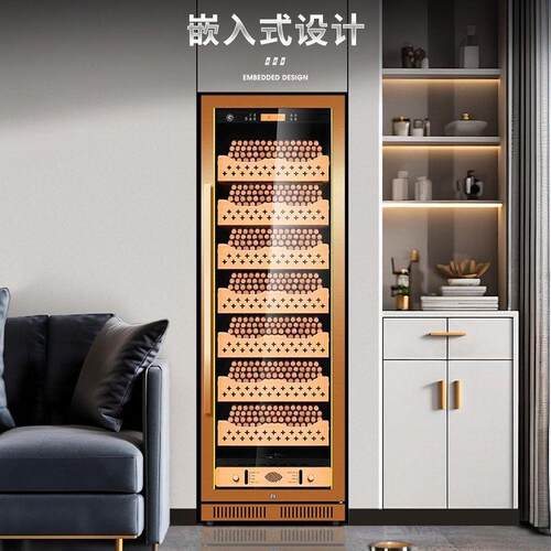 正品FUKE富客188CB1智能变频恒温恒湿双温区雪茄保湿柜高档红酒柜